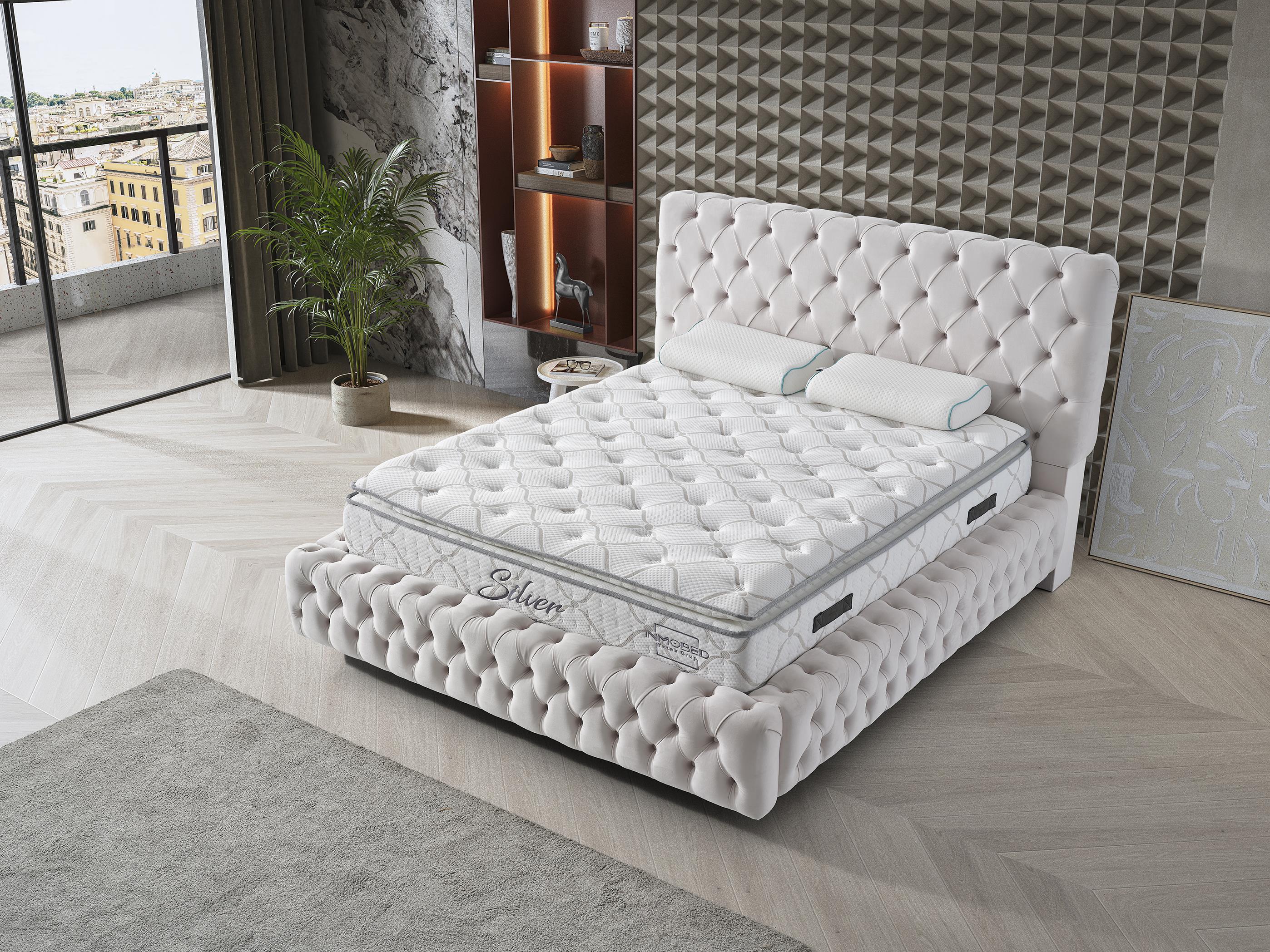 Dekorbizden Chester Set (Baza+Başlık+Yatak)