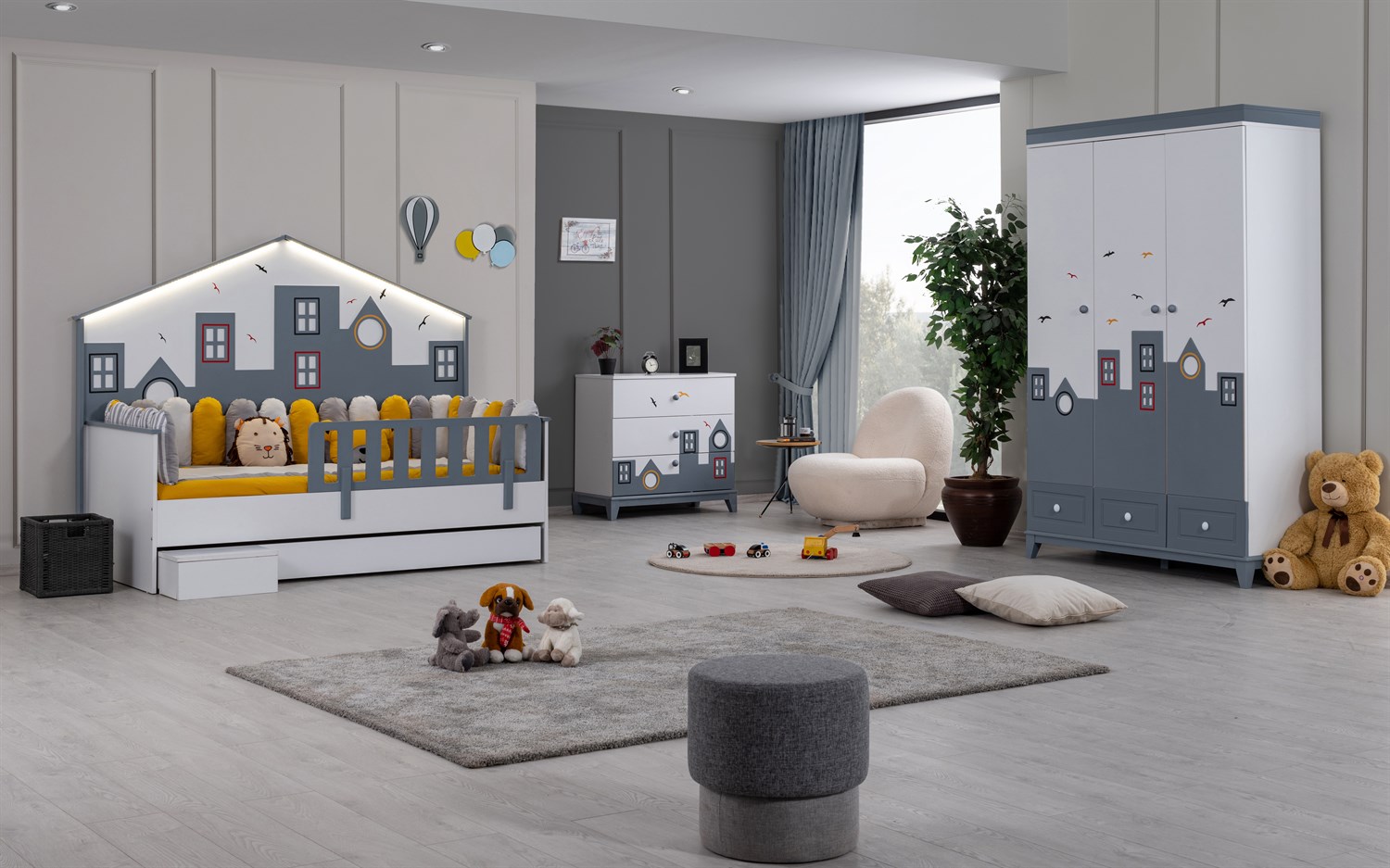 Dekorbizden City Montessori Çocuk Odası Takımı