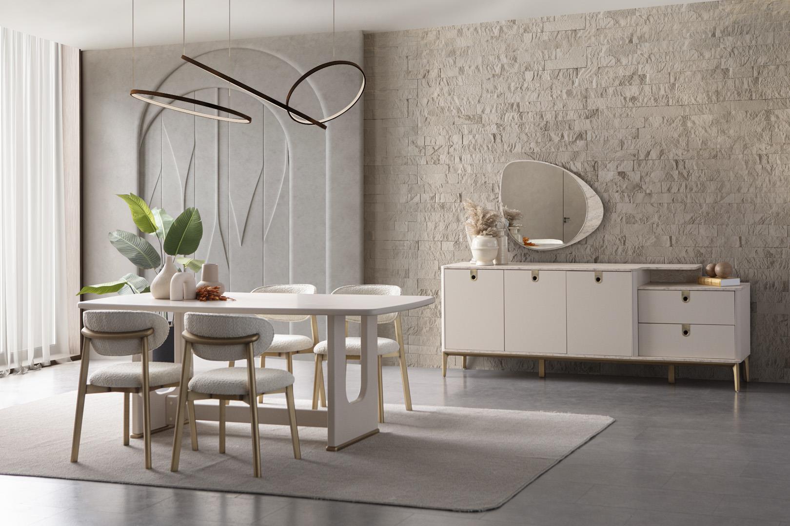 Dekorbizden Cupra Yemek Odası Takımı