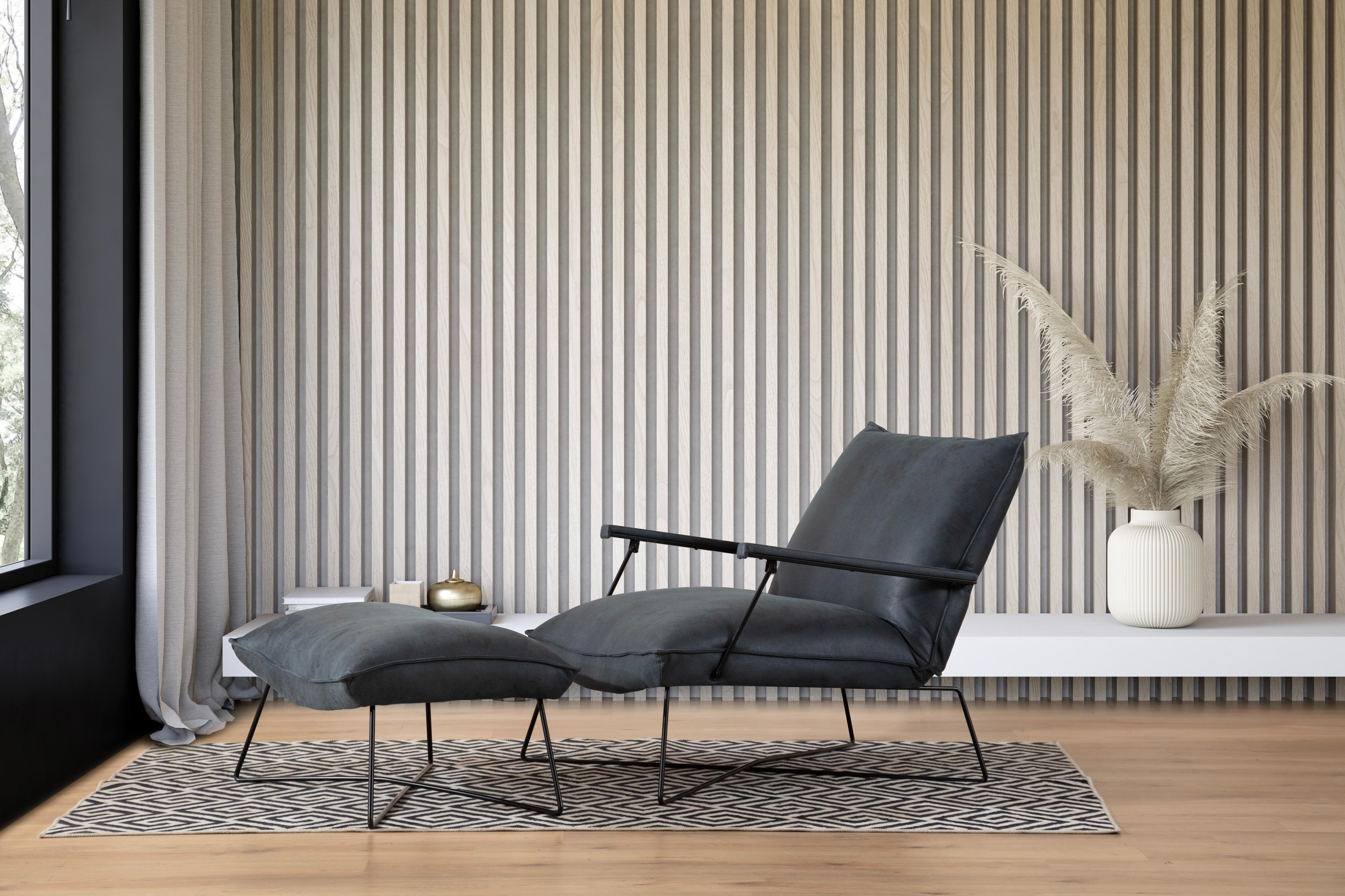 Dekorbizden Dorchy Antrasit Tek Kişilik Yataklı Berjer