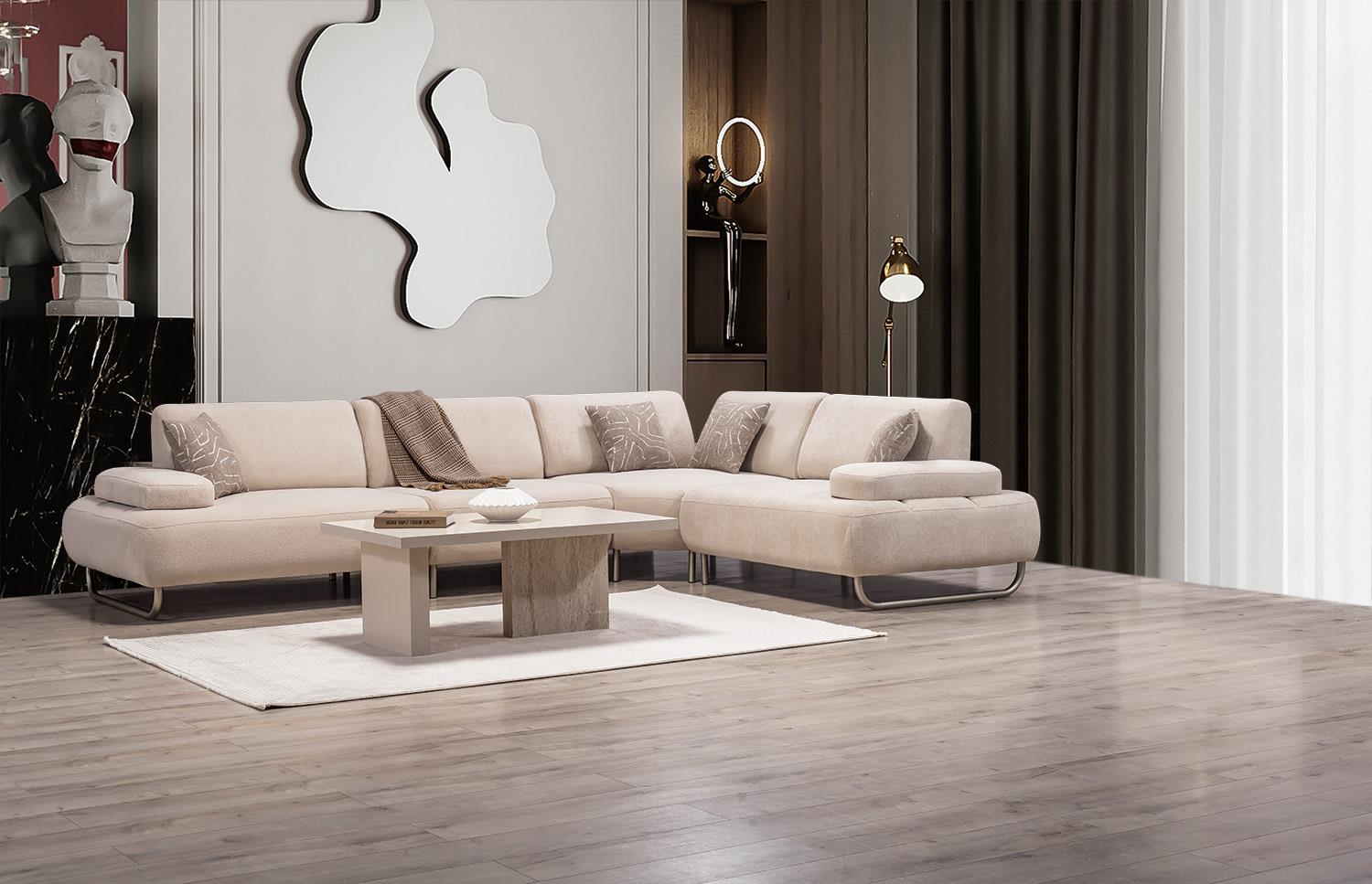 Dekorbizden Esila Köşe Koltuk (Ara Modülsüz)