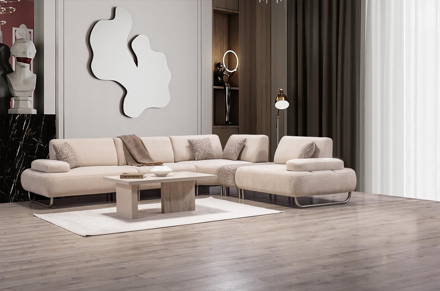 Dekorbizden Esila Köşe Koltuk ( Ara modüllü)