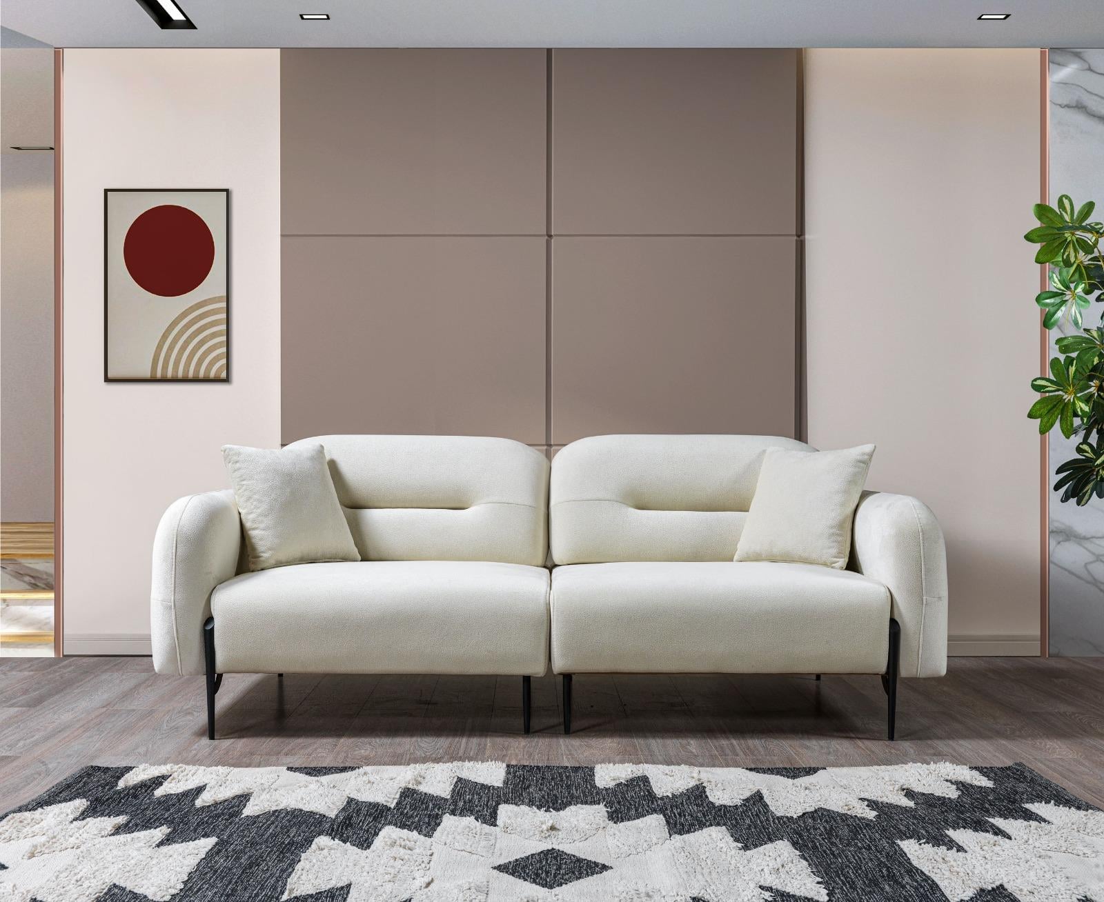 Dekorbizden Eylül Üçlü Koltuk Poly Kumaş