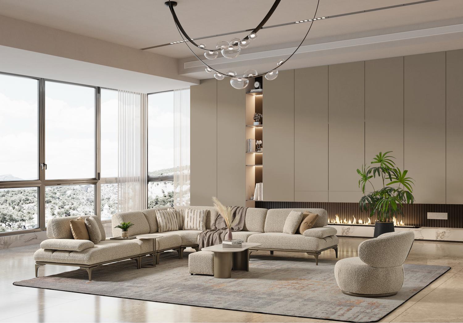 Dekorbizden Frida Köşe Koltuk 