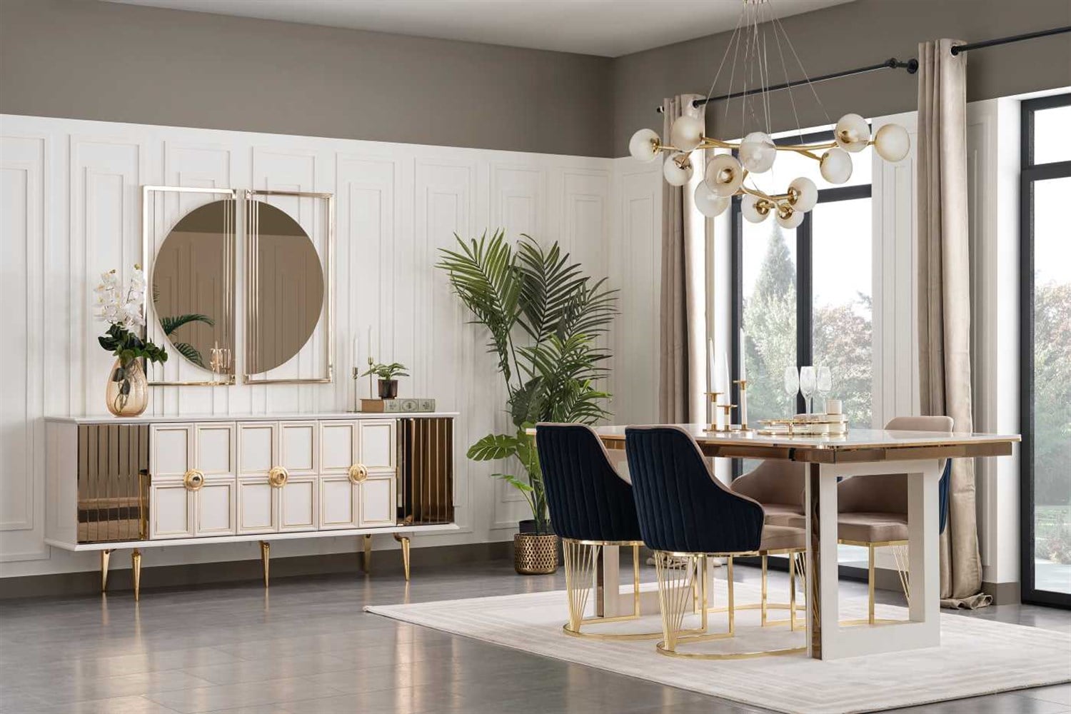 Dekorbizden Gucci Yemek Odası Takımı