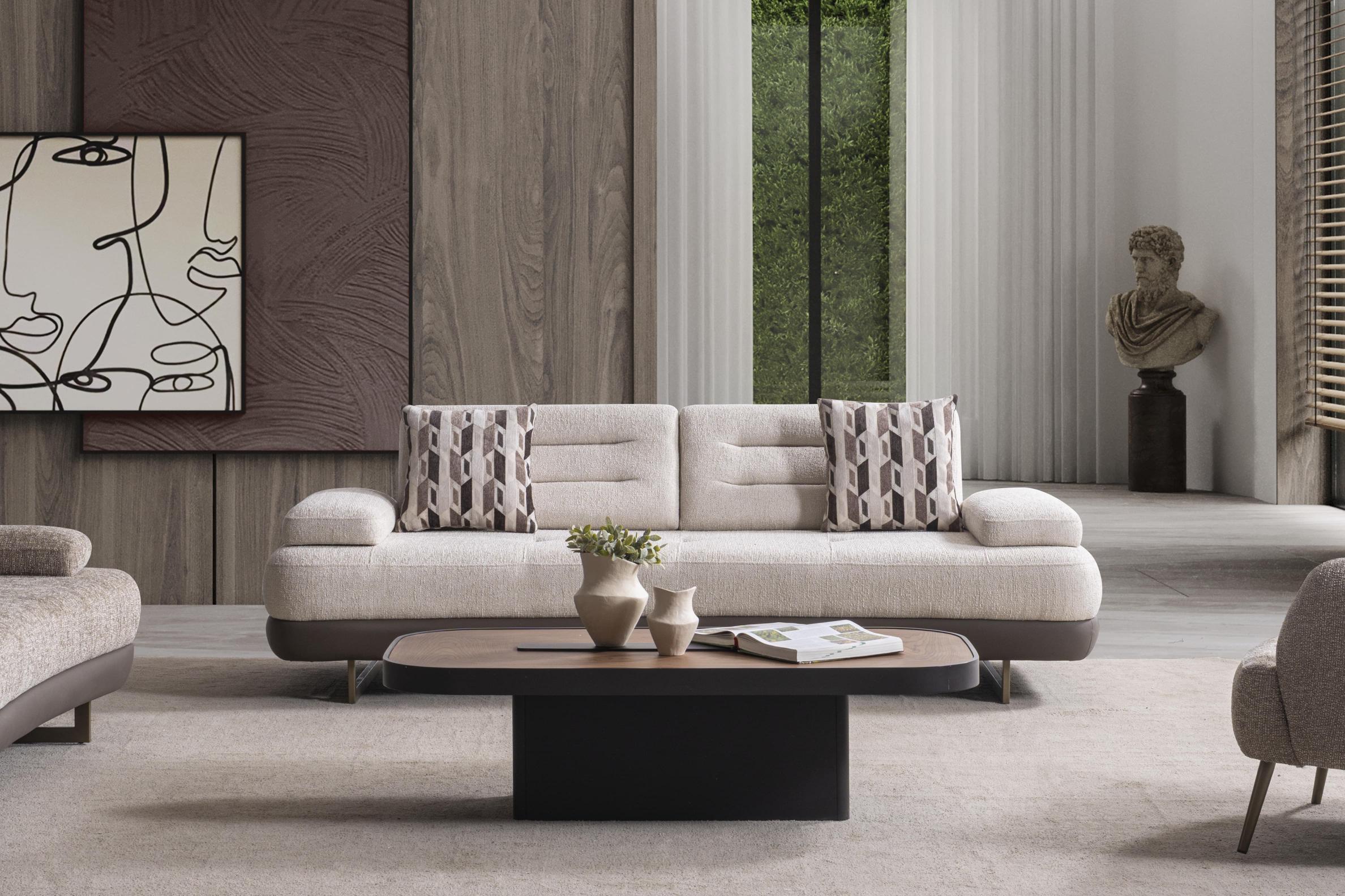 Dekorbizden Hermon Üçlü Koltuk