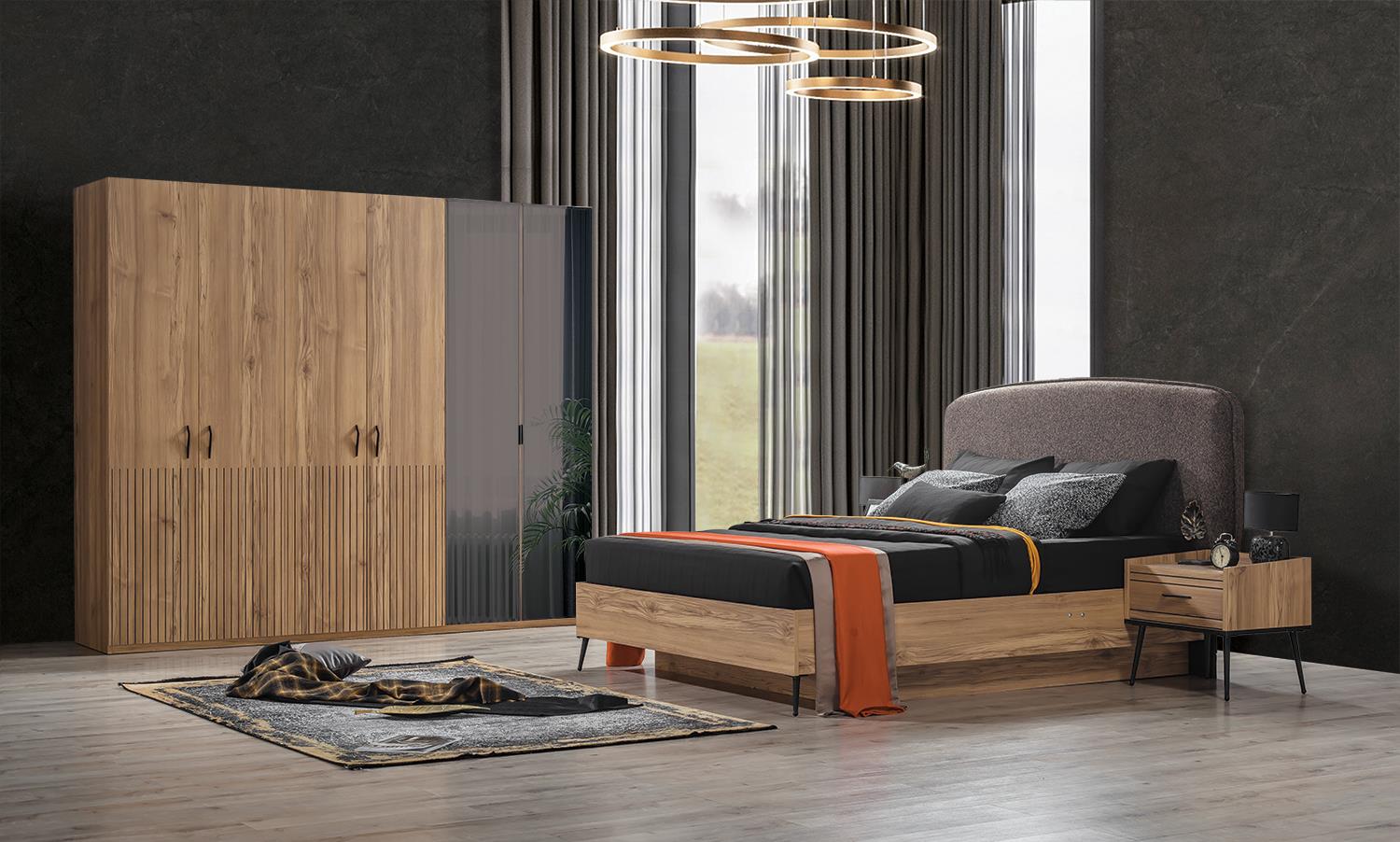 Dekorbizden İzgi Yatak Odası Takımı 