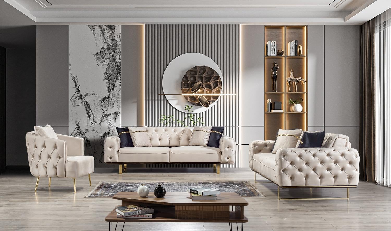 Dekorbizden Lila - E Koltuk Takımı