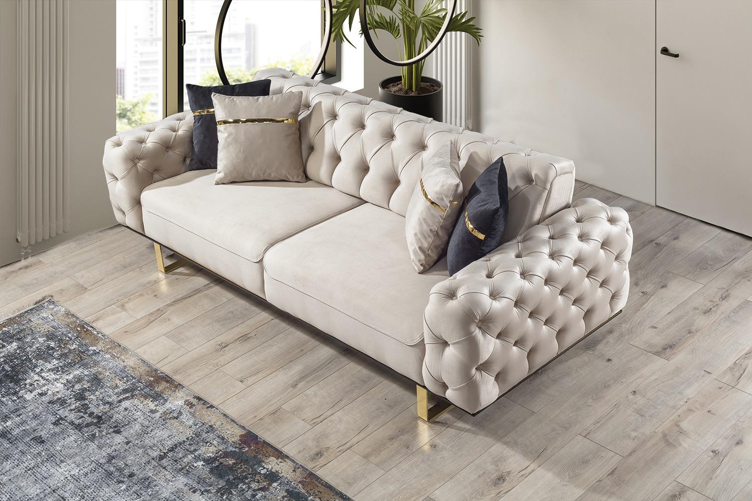 Dekorbizden Lila - E Üçlü Koltuk