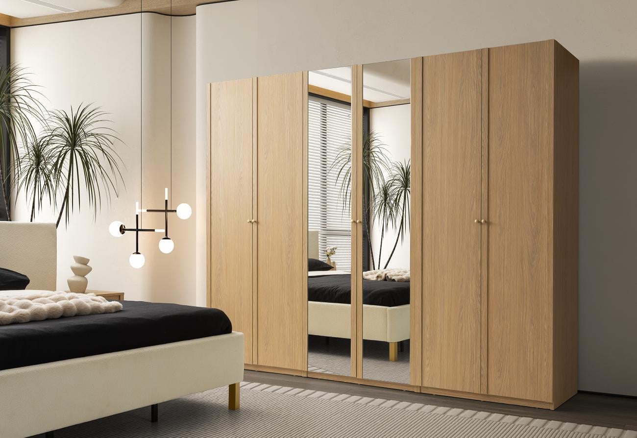 Dekorbizden Loft Yatak Odası Gardırop