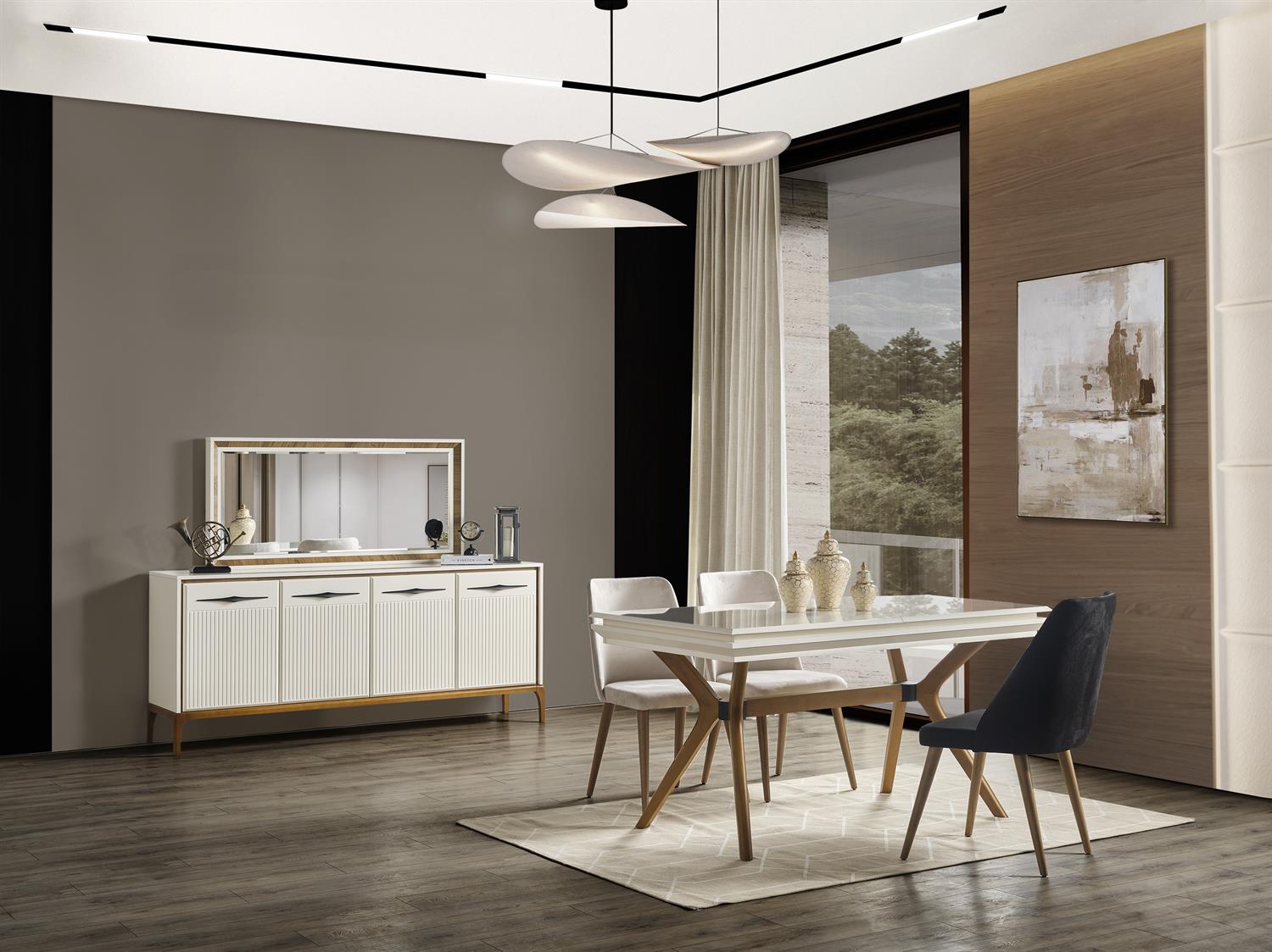 Dekorbizden Lorenze Yemek Odası Takımı