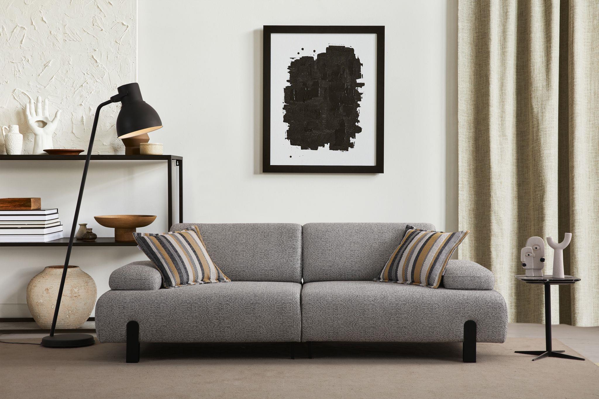 Dekorbizden Lyon Üçlü Koltuk