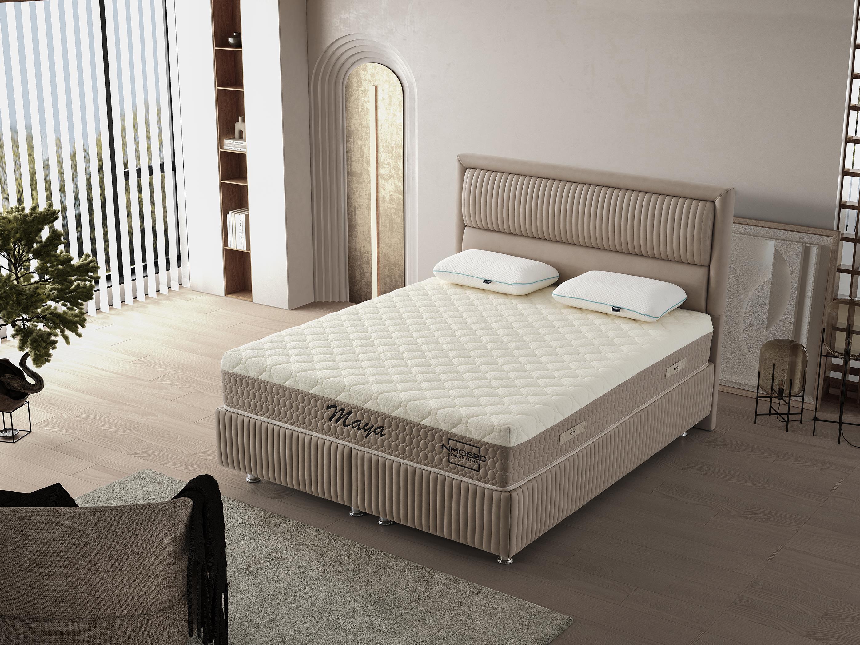 Dekorbizden Maya Set (Baza+Başlık+Yatak)