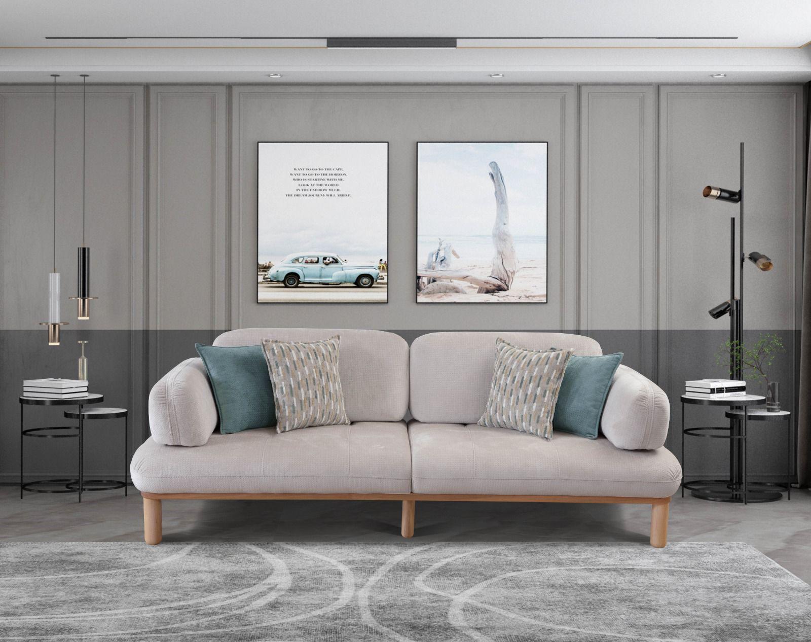 Dekorbizden Maya Üçlü Koltuk 2