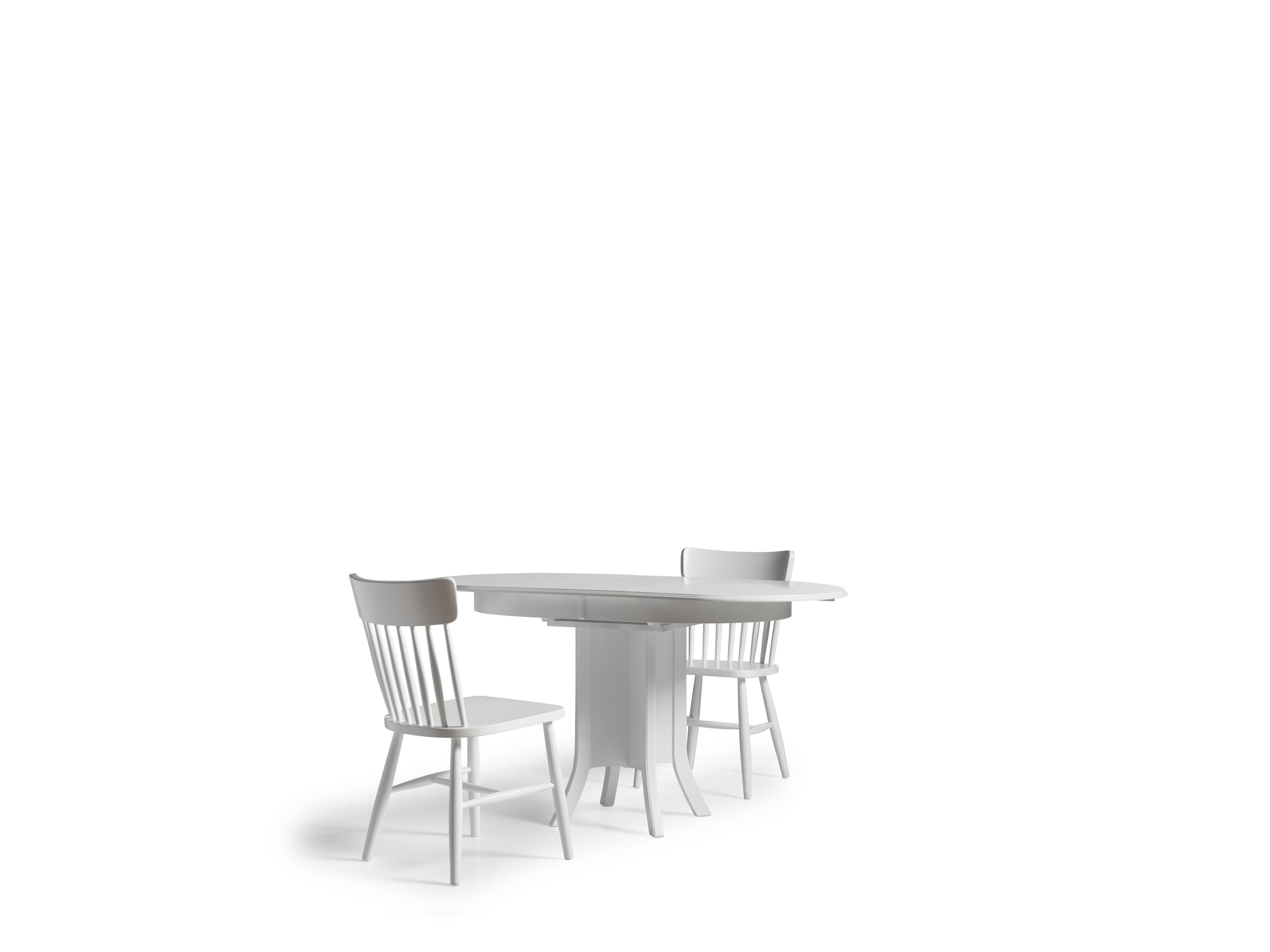 Dekorbizden Mini Yemek Masası Takımı Beyaz