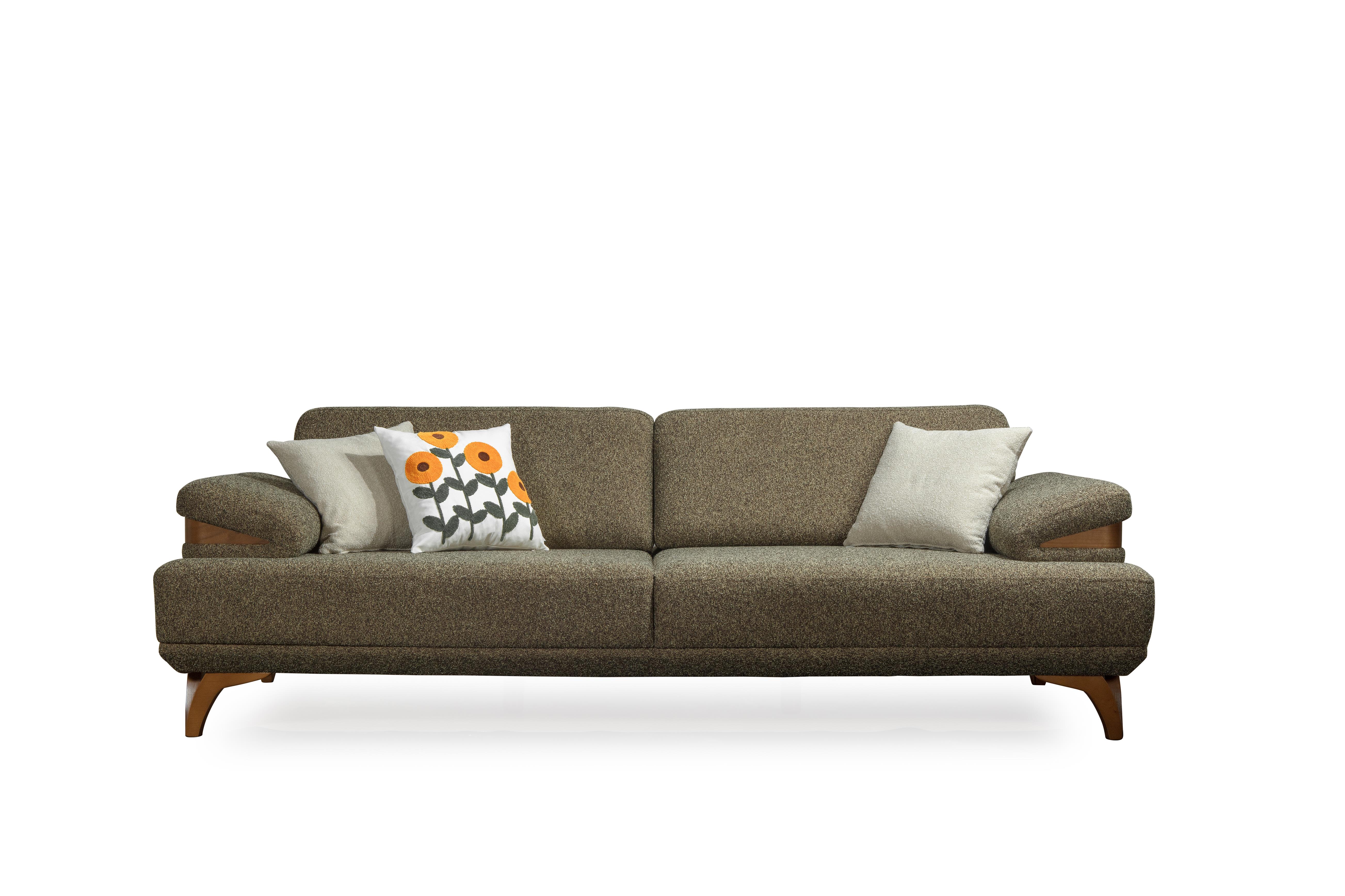 Dekorbizden Moca Üçlü Koltuk 