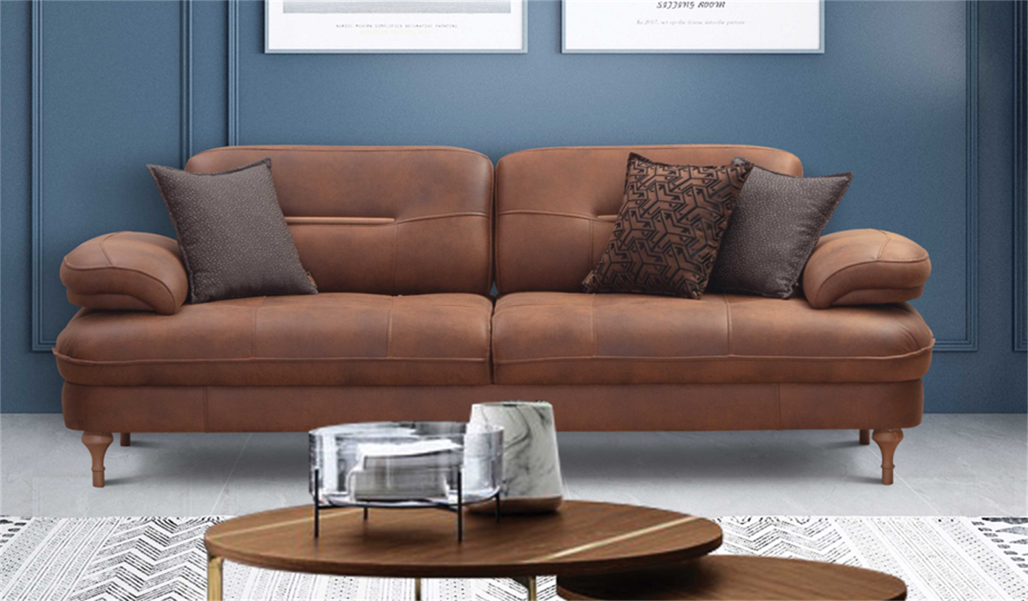 Dekorbizden Nevada Üçlü Koltuk