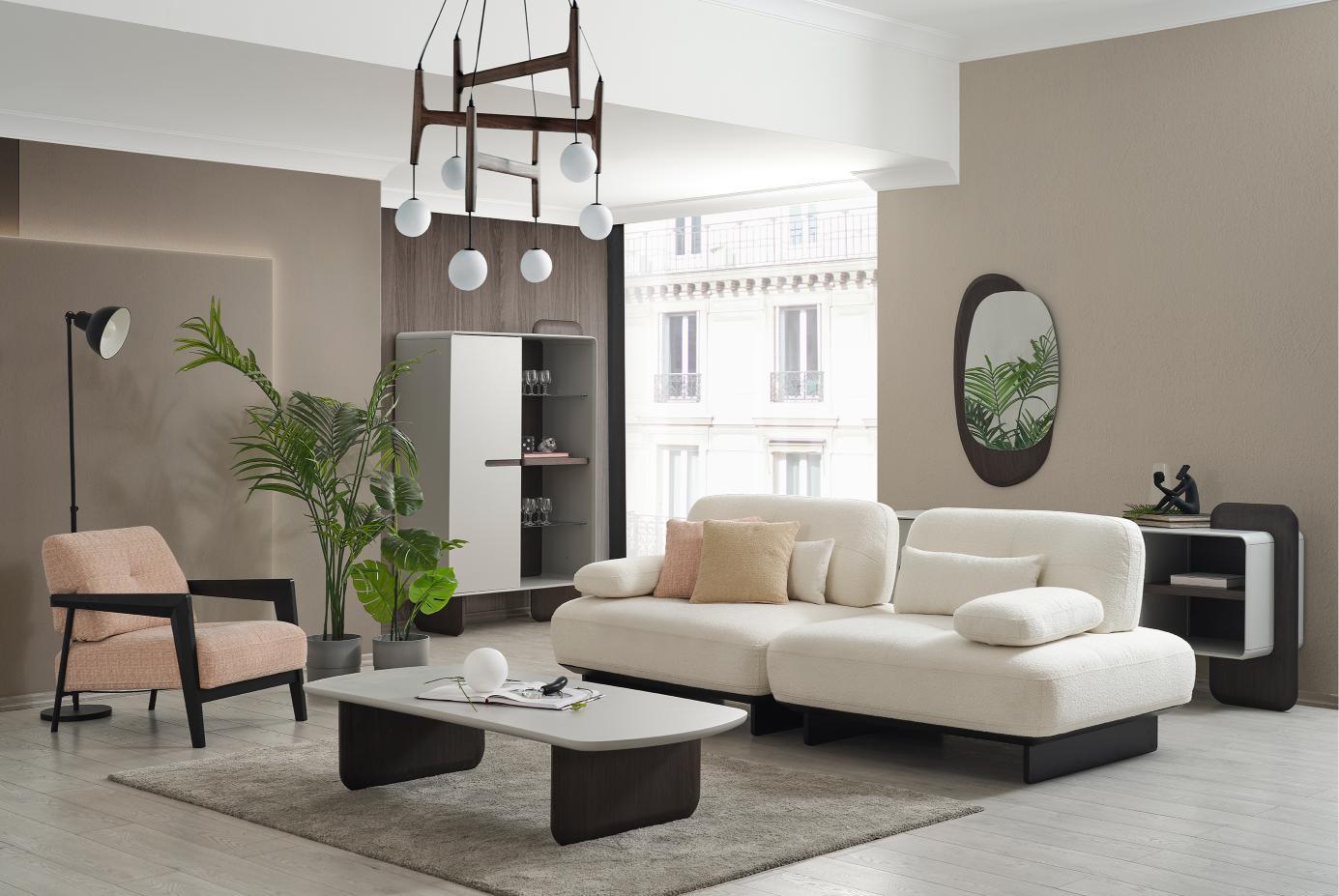 Dekorbizden Oslo Üçlü Koltuk