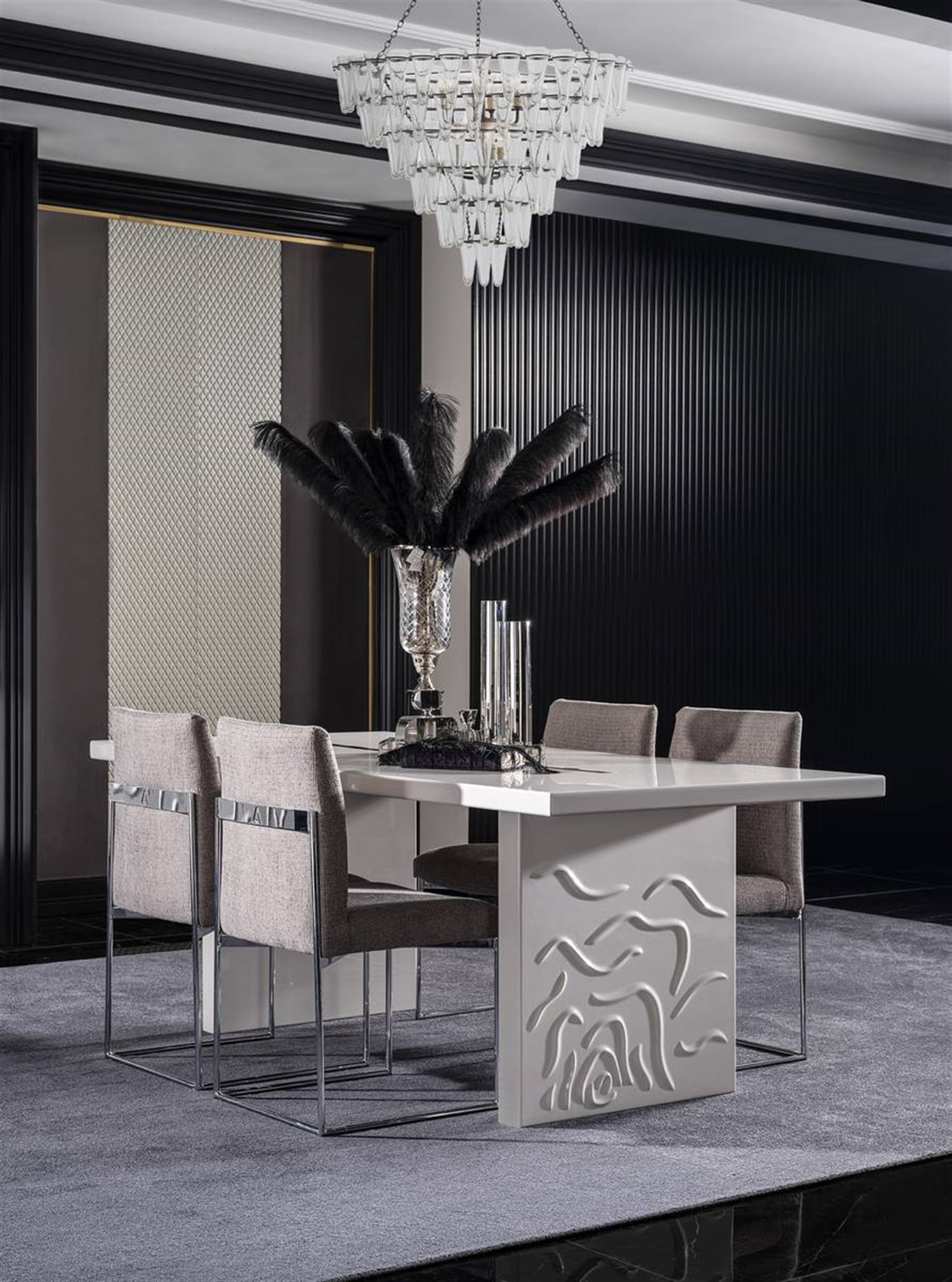 Dekorbizden Parma Yemek Odası Masa