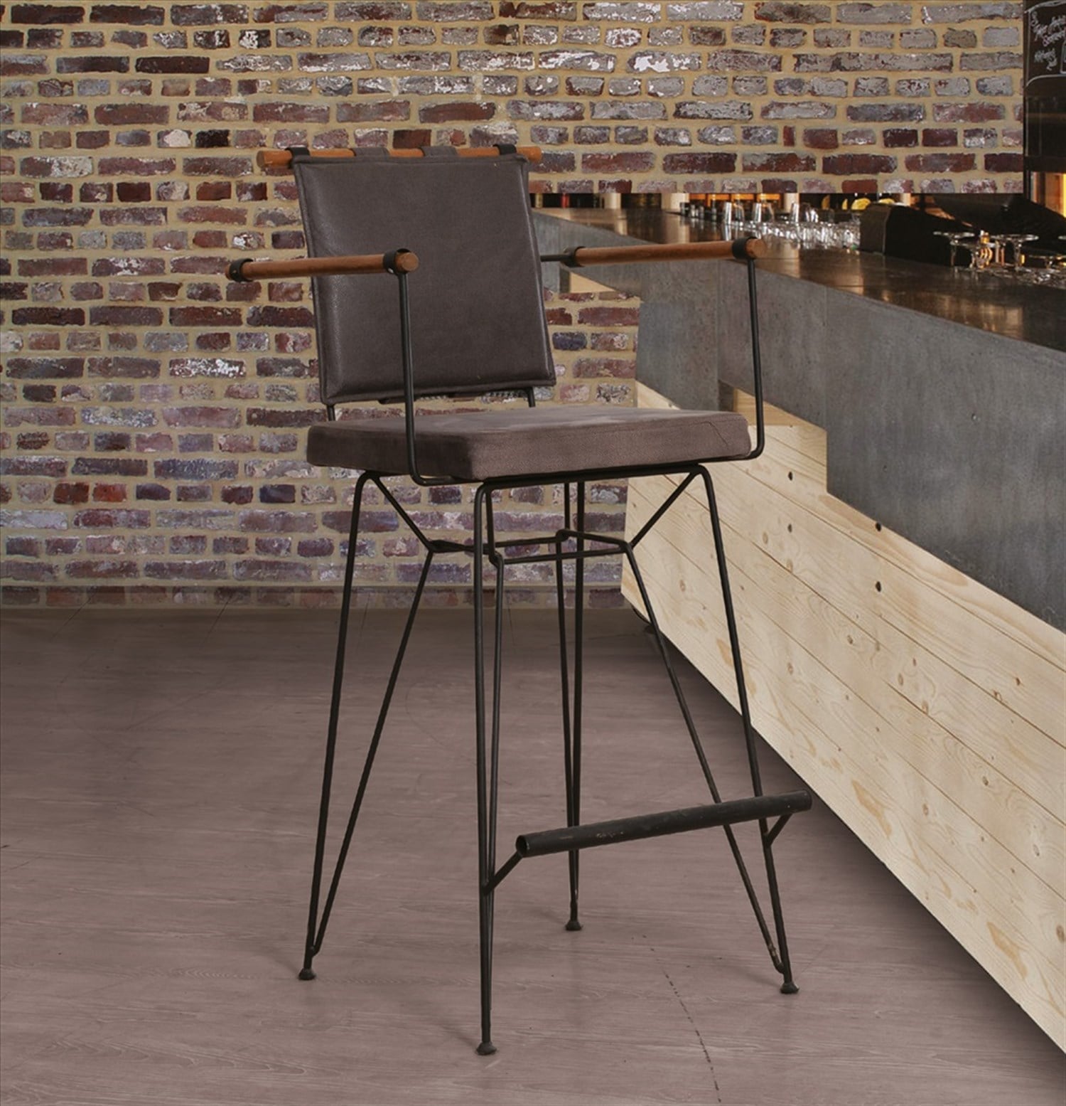 Dekorbizden Penyez Bar Sandalye