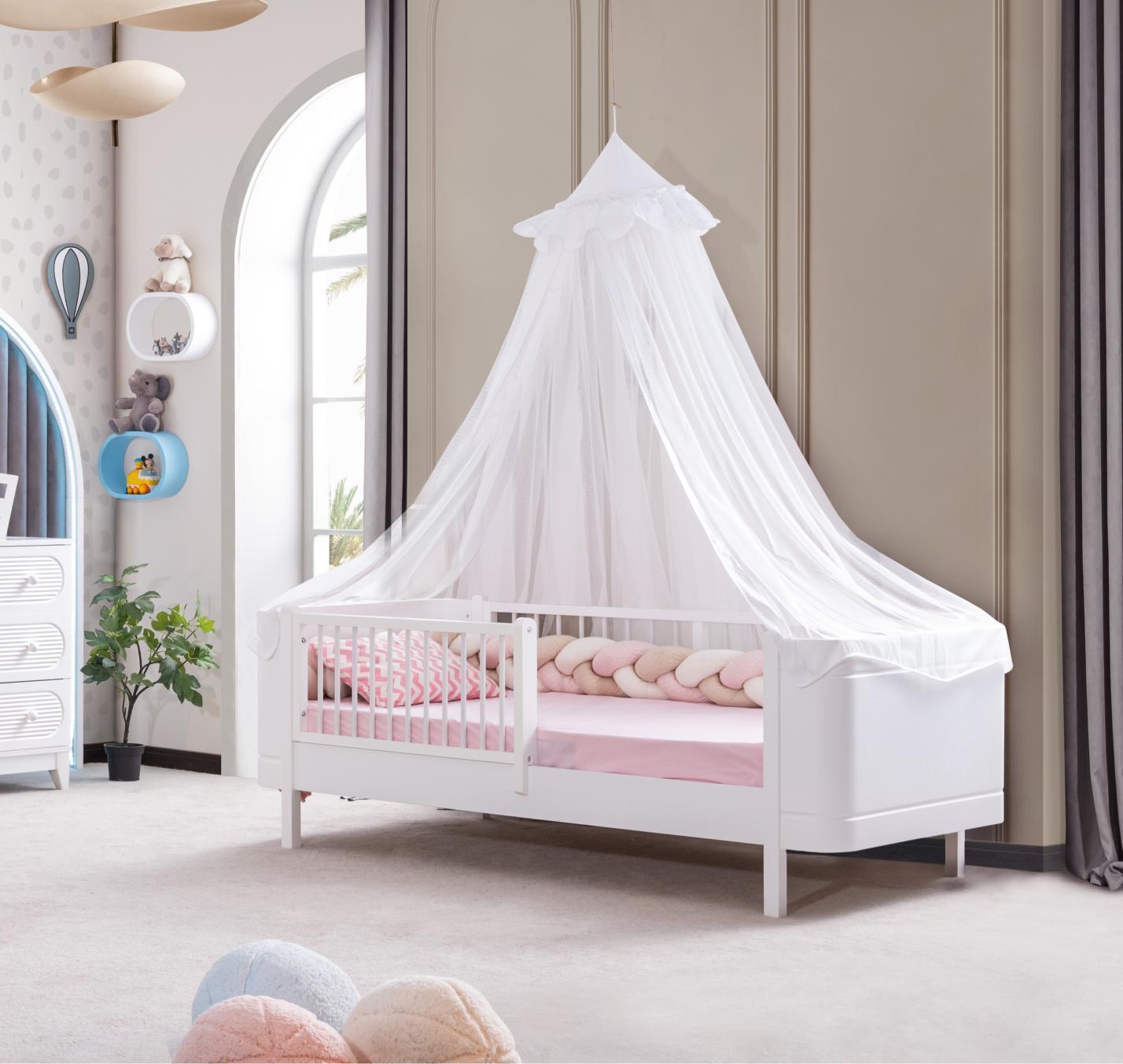 Dekorbizden Perla Beyaz Genç Odası Karyola