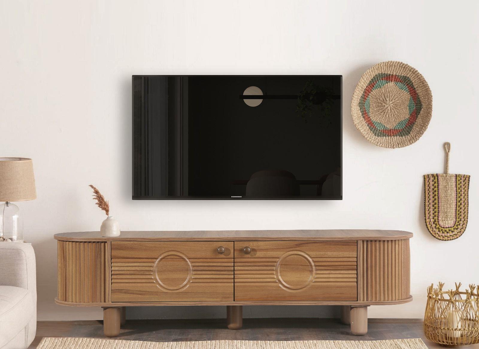 Dekorbizden Petra Tv Ünitesi Koyu Ceviz