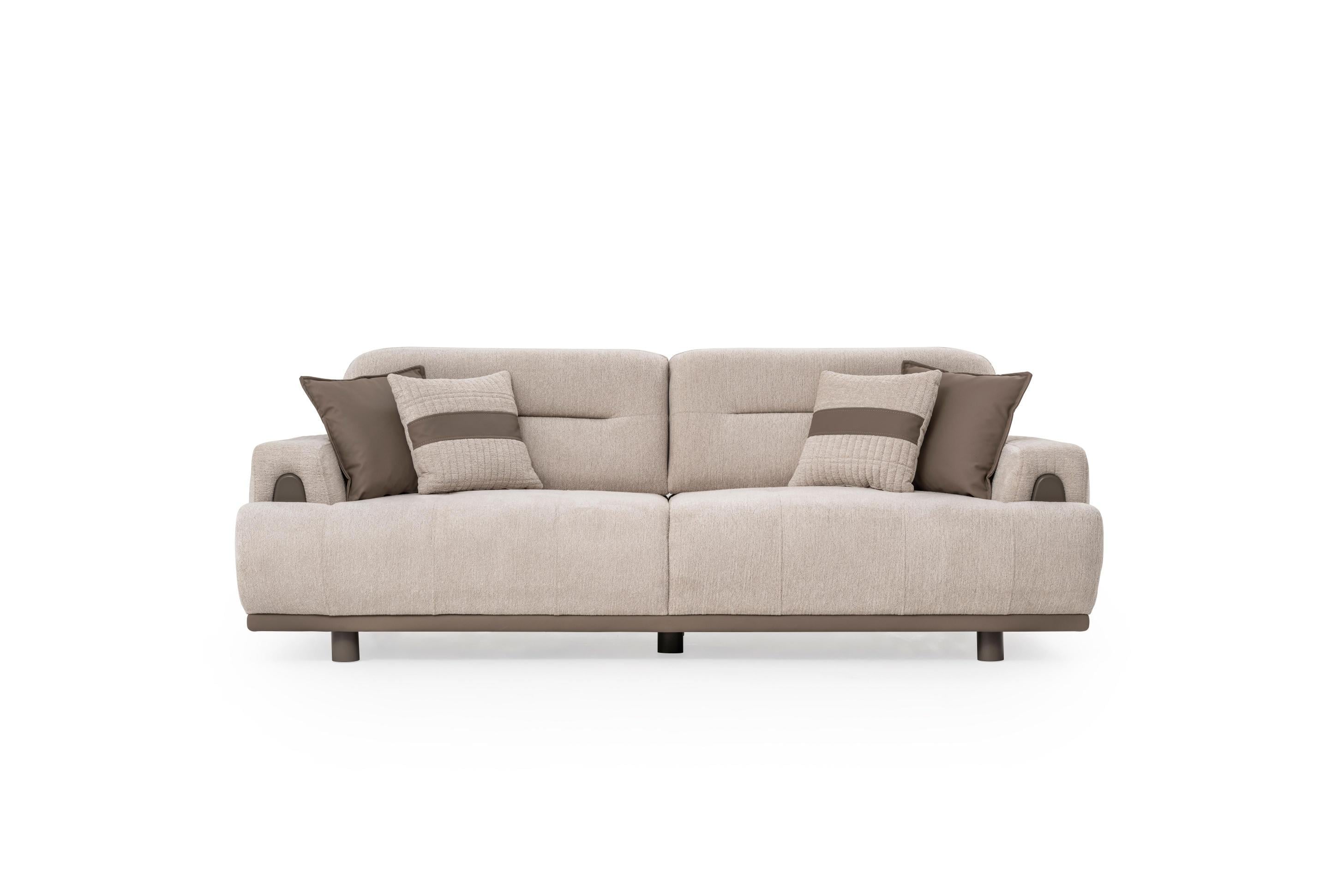 Dekorbizden Rönesans Üçlü Koltuk