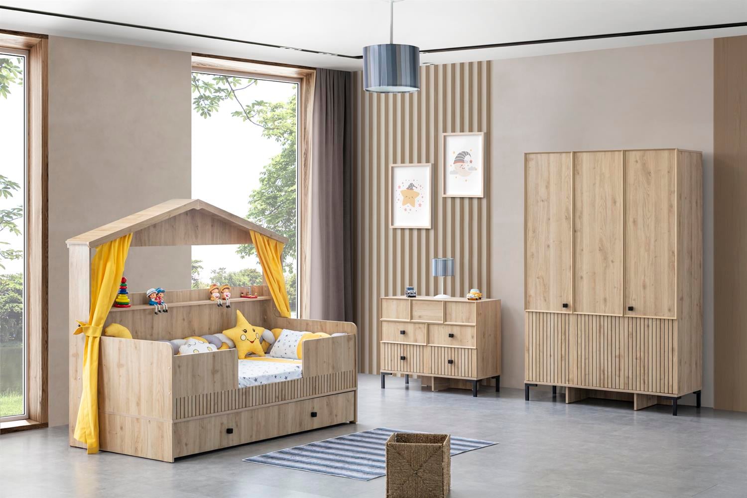 Dekorbizden Vega Montessöri Çocuk Odası Takımı - Dekorbizden