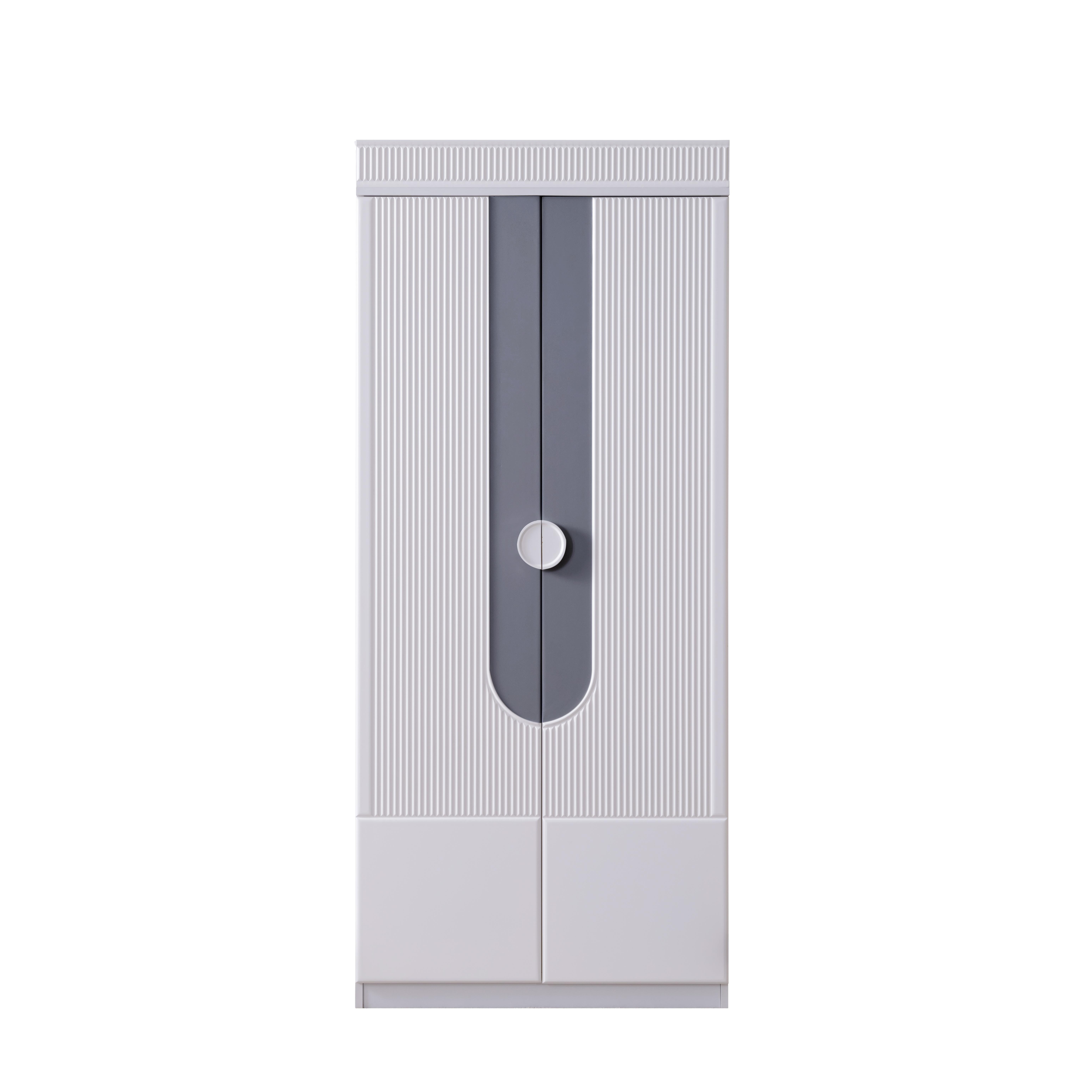 Dekorbizden Vira Gri Bebek Odası Gardırop