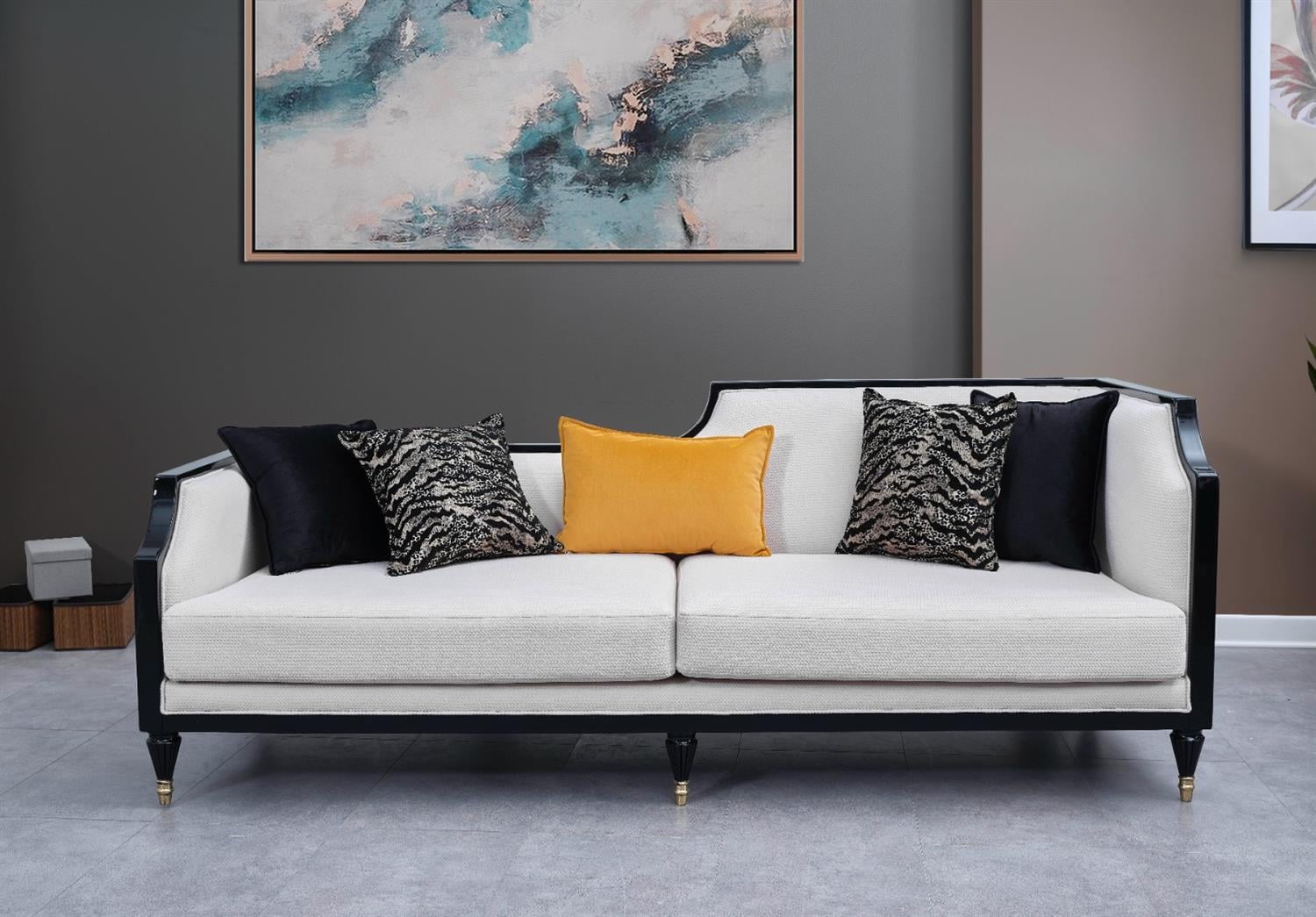 Dekorbizden Viyana Üçlü Koltuk