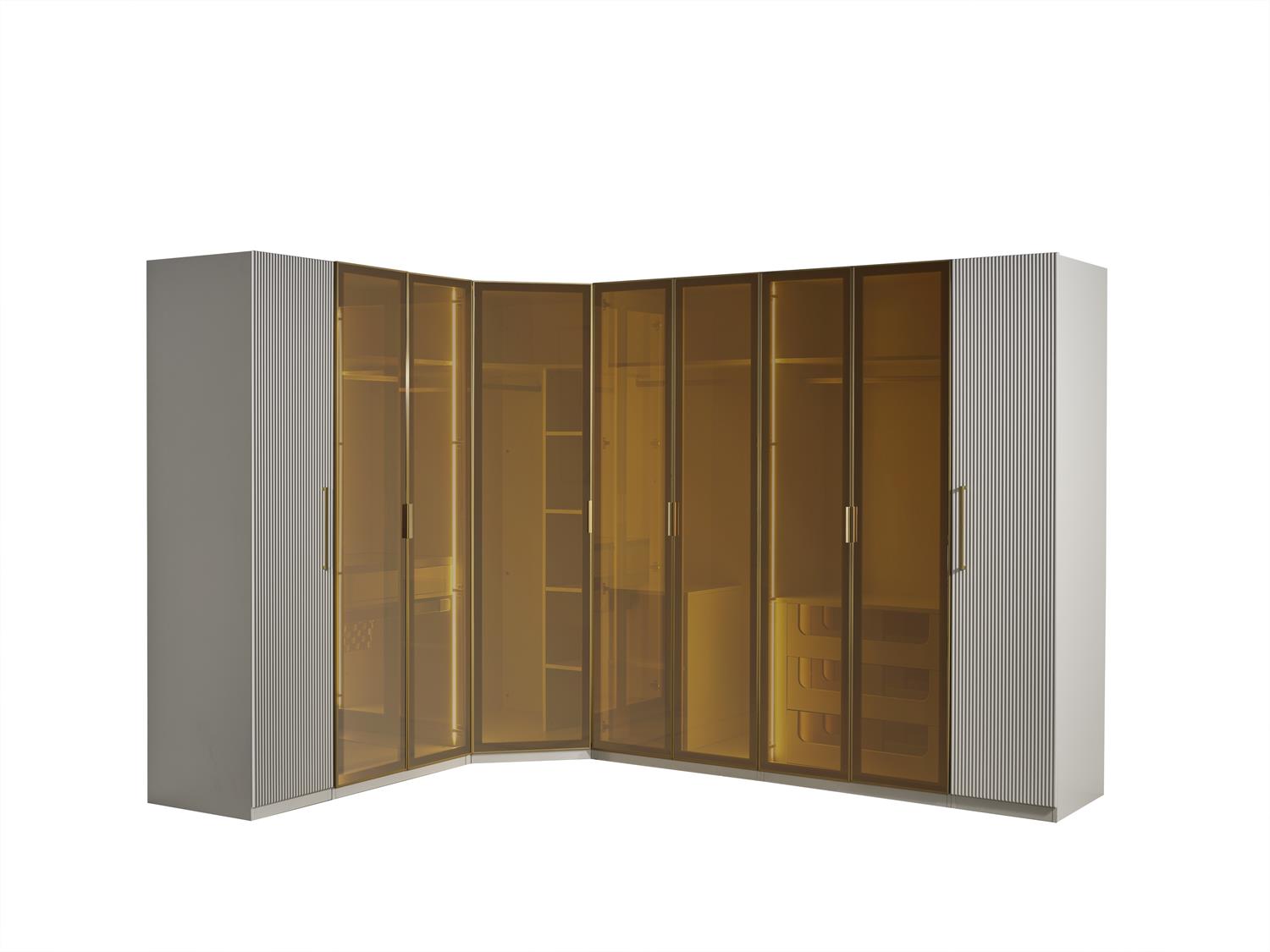 Gold Line Giyinme Odası Dolap