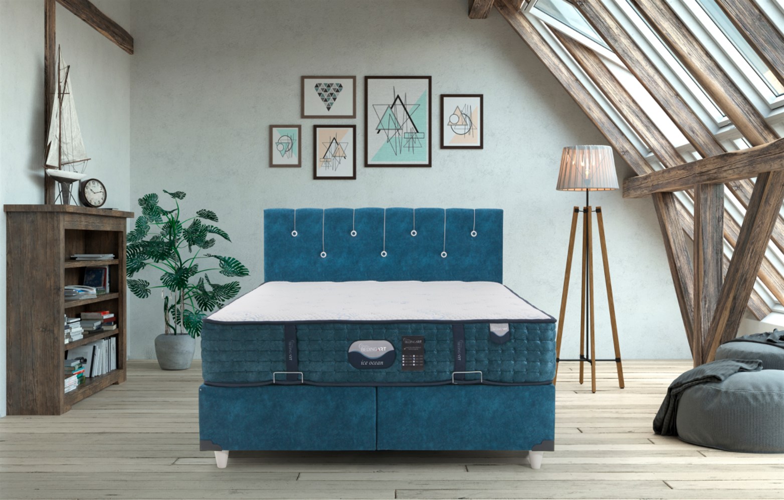 Ice Ocean Baza Başlık Set