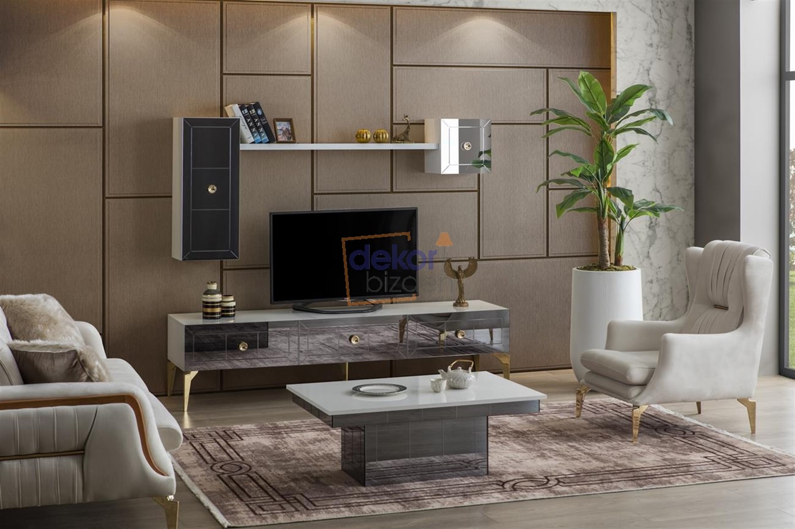 Lexus Tv Ünitesi Beyaz