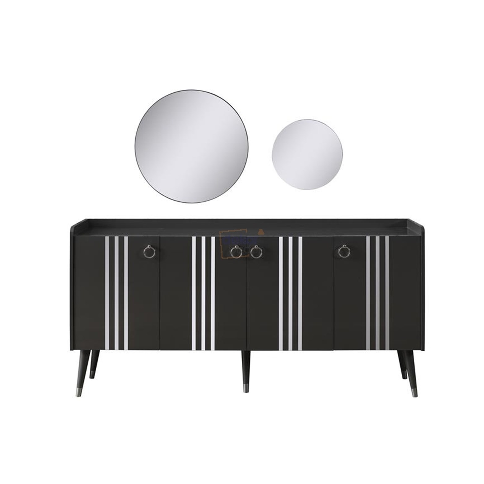 Lotus Yemek Odası Konsol Antrasit