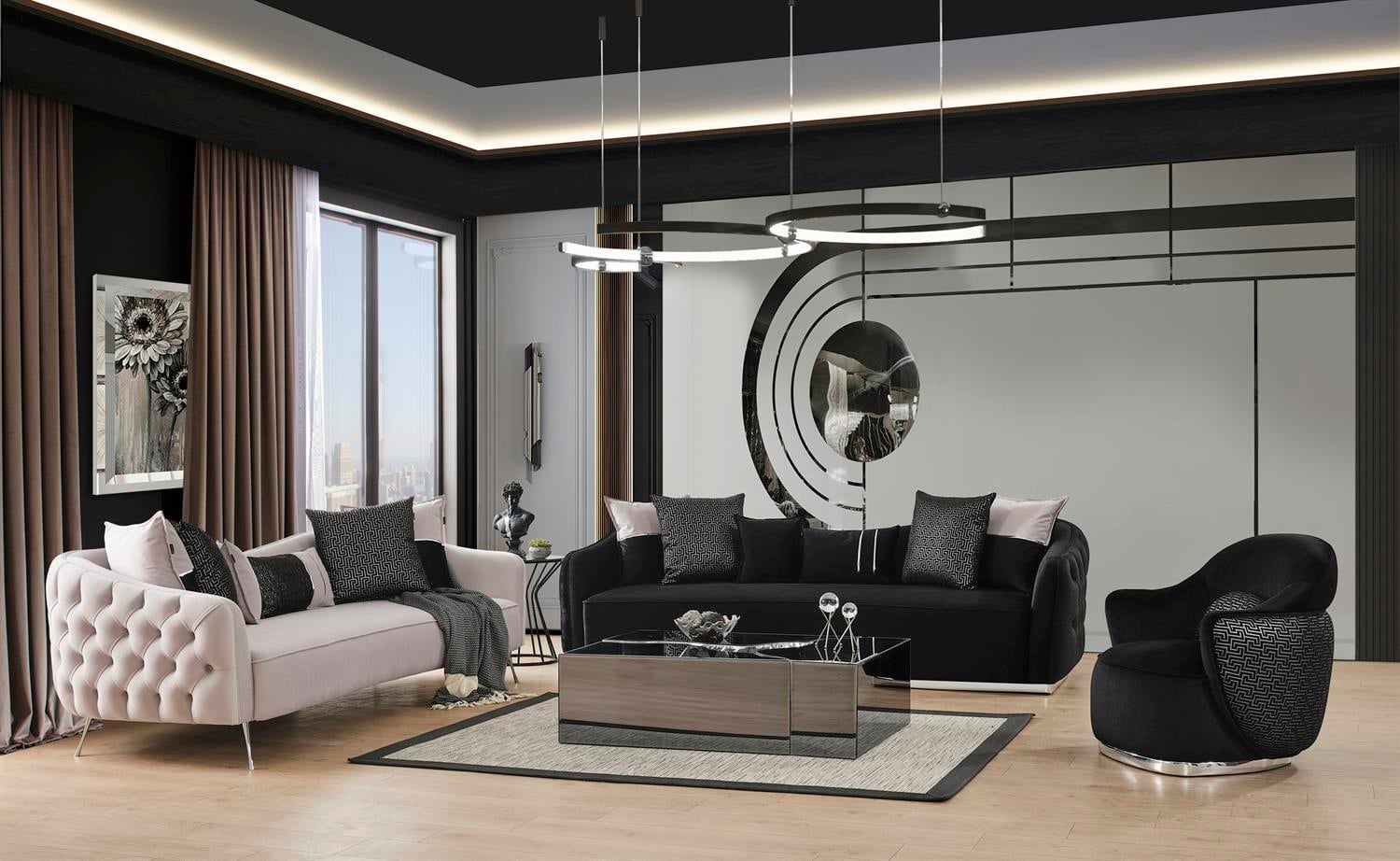 Lounge Krem Koltuk Takımı