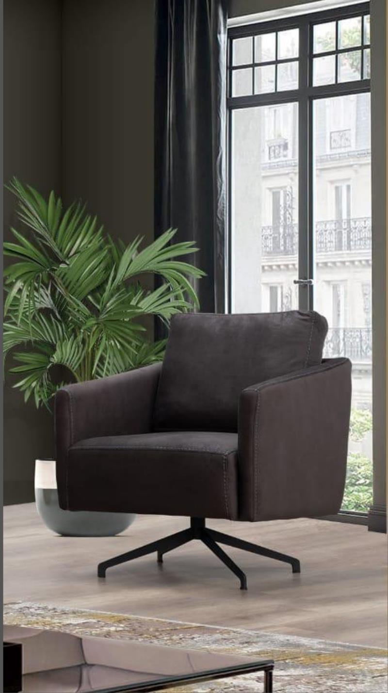 Safran Tekli Koltuk Antrasit 