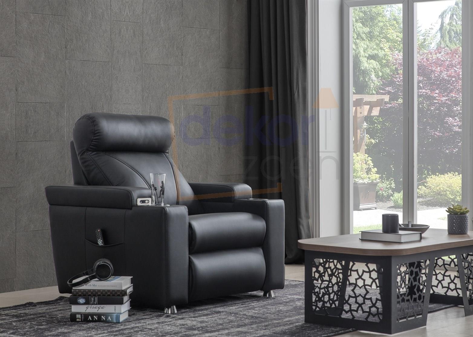 Tekli Ev Sinema Koltuğu M - Plus Masajlı