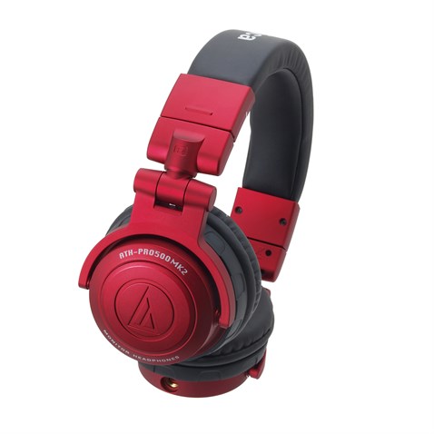 Audio Technica ATH-PRO500MK2RD Professional dj monitor headphones - Red
