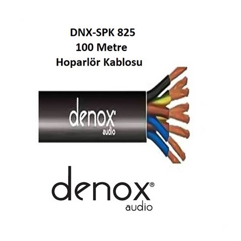 Denox DNX-SPK 825 8x2,5 mm Hoparlör Kablosu - 100 Metre