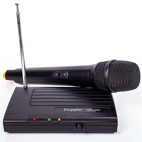 Doppler VH-100H VHF Band Tek El Telsiz Mikrofon