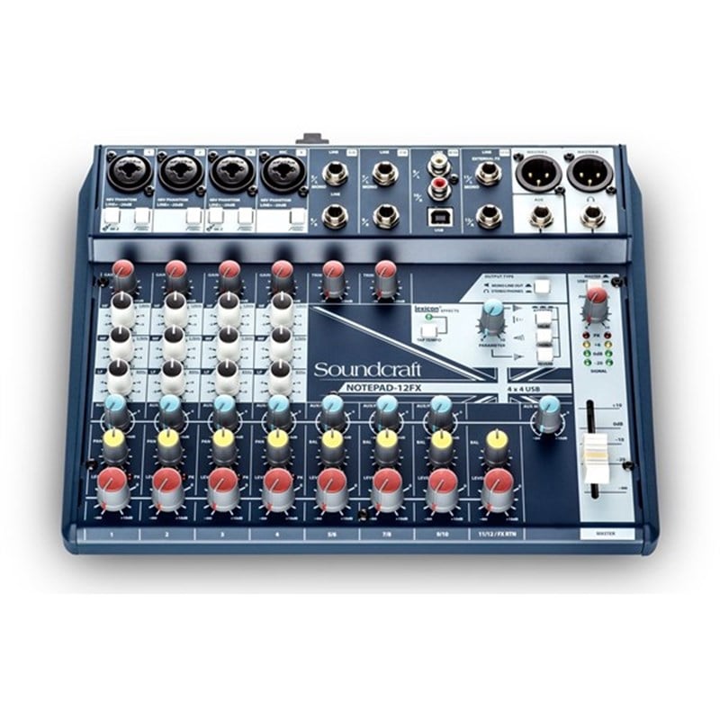 Soundcraft Notepad 12FX Mikser Fiyatı ve Özellikleri