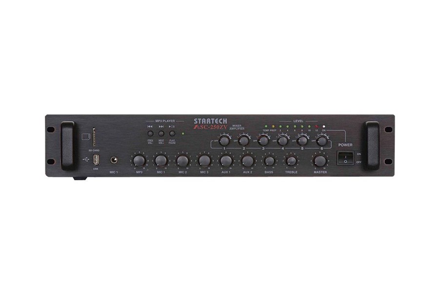 Startech ASC-250ZV 250 Watt 6 Bölgeli Trafolu Amfi Fiyatı ...