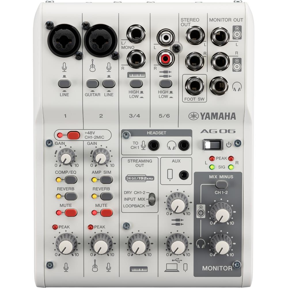 Yamaha AG06 MK2 6 Kanal Canlı Yayın Ses USB Mikseri Fiyatı ve