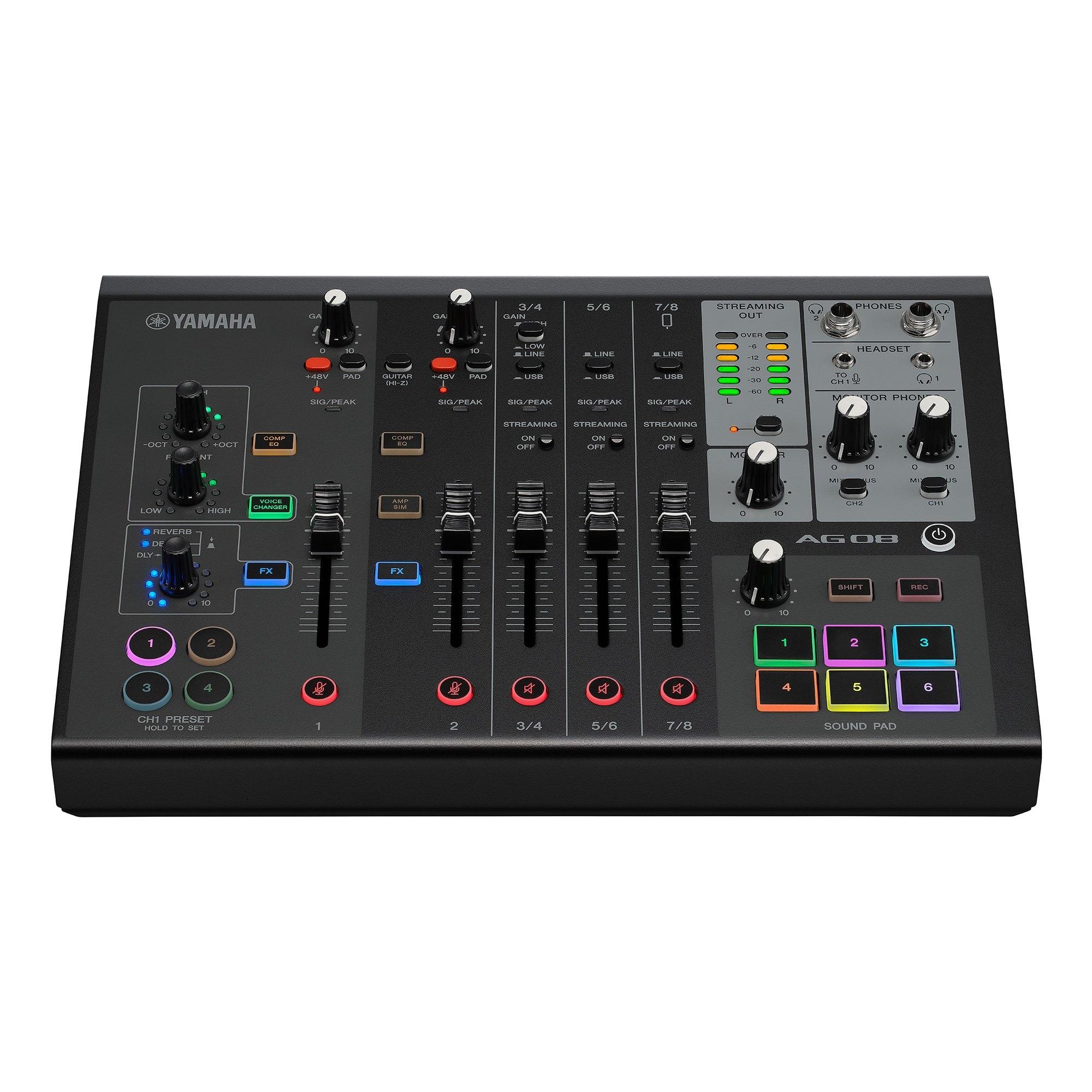 Yamaha AG08 8 Kanal Usb Mikser Fiyatı ve Özellikleri