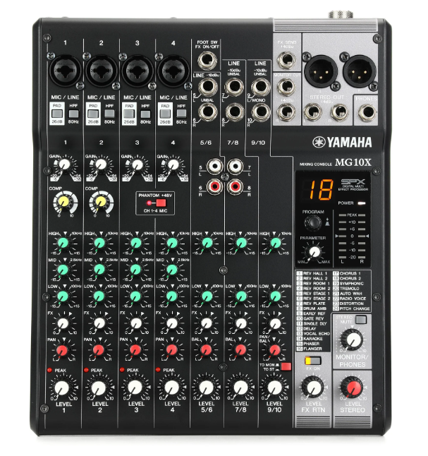 Yamaha MG10XCV 10 Kanal Analog Mixer Fiyatı ve Özellikleri