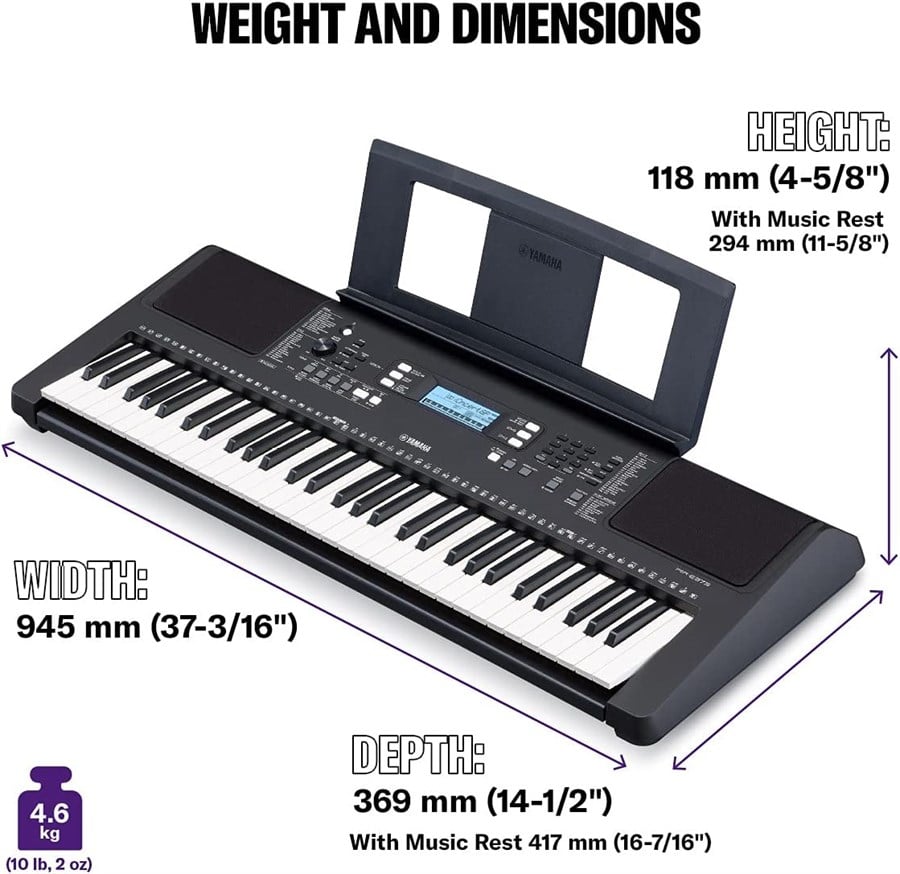 Yamaha PSR E373 Org 61 Tu lu