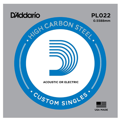 D'Addario PL022 Plain Steel G (Sol) Tek Elektro Gitar Teli