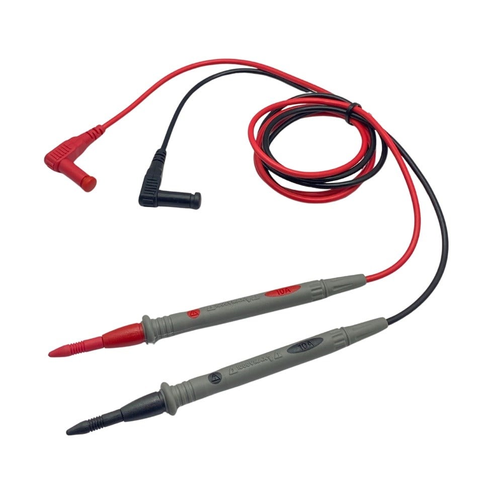 ÖLÇÜ ALETİ KABLO TAKIMI 10 A (PROB KABLO TAKIMI) (SİLİKON KABLOLU) (1.KALİTE) (1 MT)