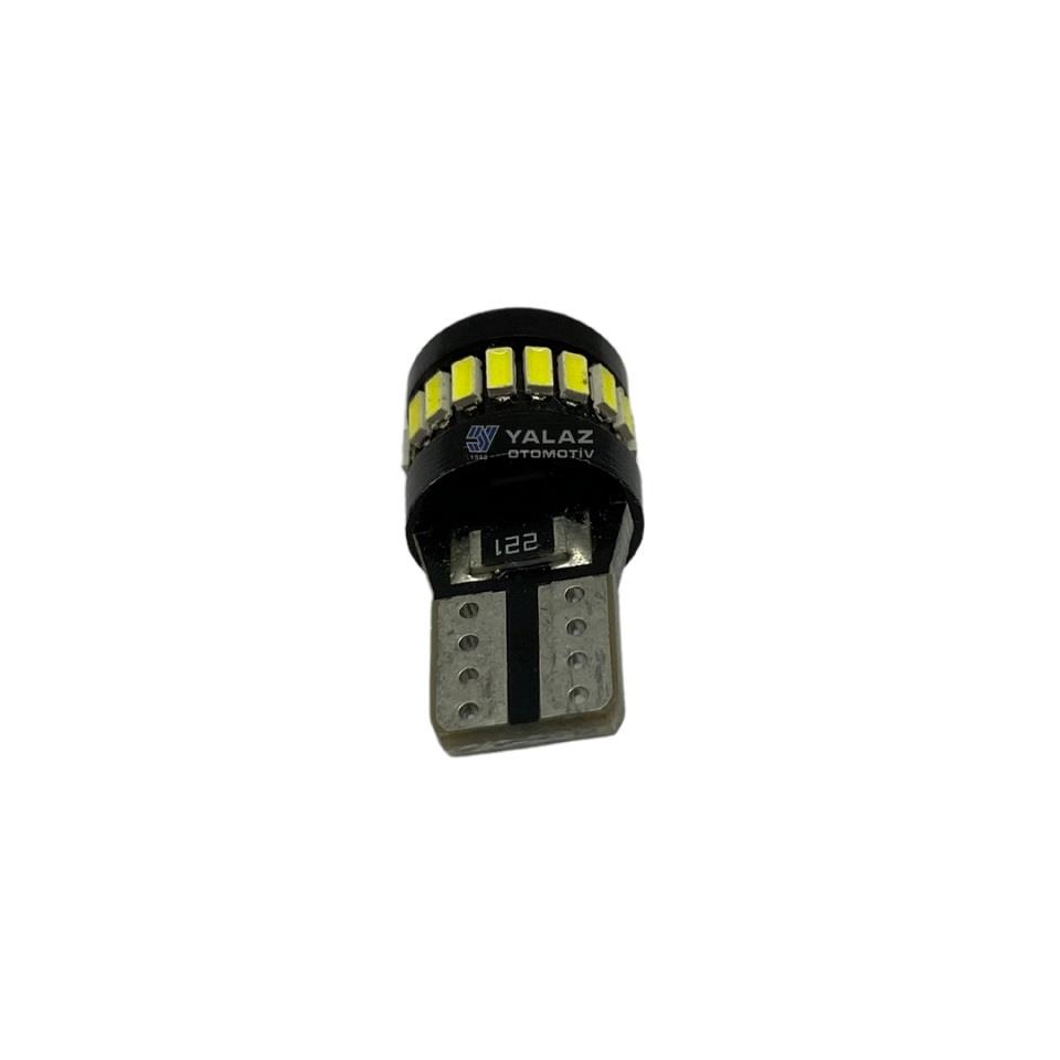 12V DİPSİZ AMPUL T10 (24 LEDLİ) BEYAZ CANBUS (1 AD)