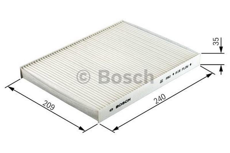 BOSCH POLEN FİLTRESİ (AKTİF KARBON) FORD C-MAX/FOCUS-VOLVO V40